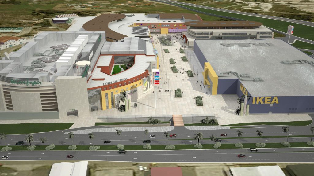 ESTRUCTURAS DEL COMPLEJO COMERCIAL CON HOTEL DE 4 ESTRELLAS Y EDIFICIOS DE OFICINAS EN LA GRELA | A CORUÑA